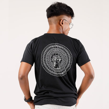 Gajaba David's Circle Unisex t-shirt Black