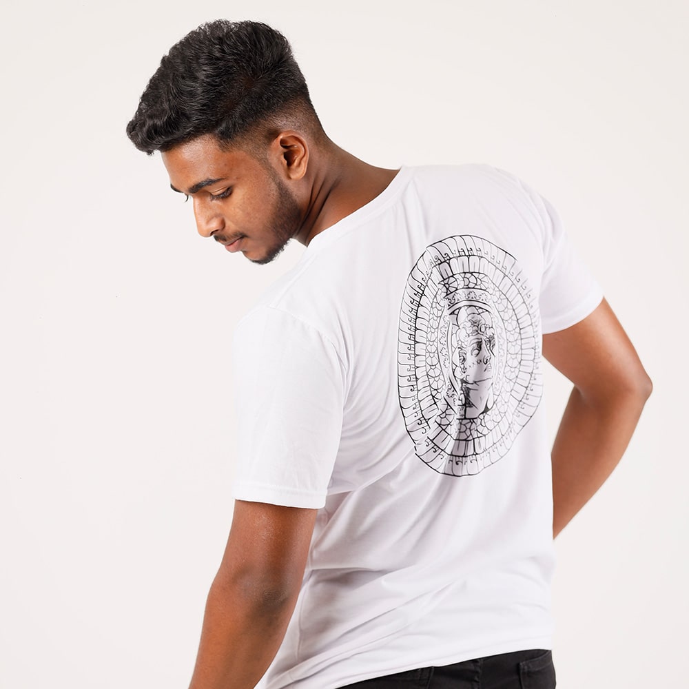 Gajaba David's Circle Unisex t-shirt White