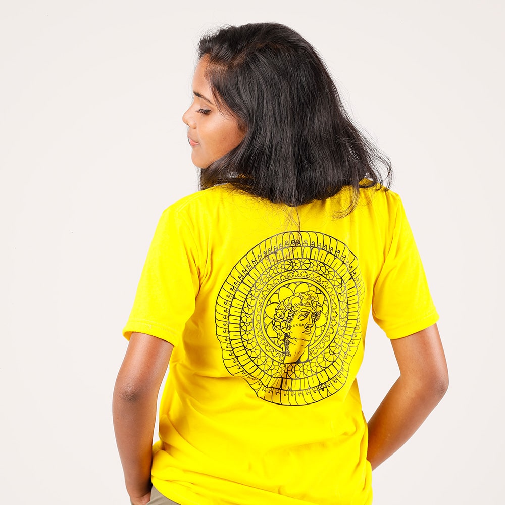 Gajaba David's Circle Unisex t-shirt Yellow